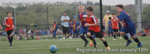 Register for Spring League Soccer