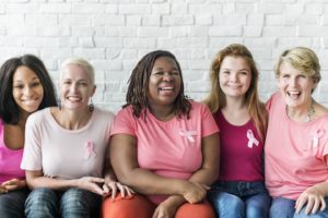 Breast cancer awareness month HCA group photo